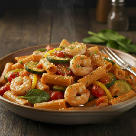 Penne Scampi (Shrimps)