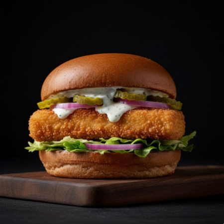 Fried Fish Burger