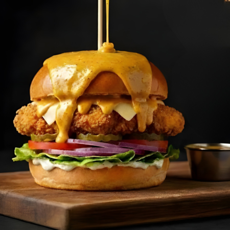 Chicken Curry Burger